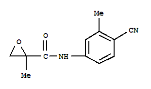 Oxiranecarboxamide, n-(4-cyano-3-methylphenyl)-2-methyl-(9ci)Structure,821765-08-6Structure Oxiranecarboxamide, n-(4-cyano-3-methylphenyl)-2-methyl-(9ci) Structure,821765-08-6Structure