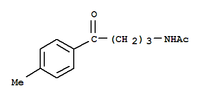 (9ci)-n-[4-(4-甲基苯基)-4-氧代丁基]-乙酰胺結構式_823821-73-4結構式