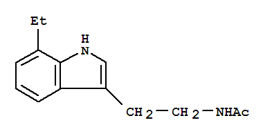 (9CI)-N-[2-(7-乙基-1H-吲哚-3-基)乙基]-乙酰胺結(jié)構(gòu)式_823821-81-4結(jié)構(gòu)式