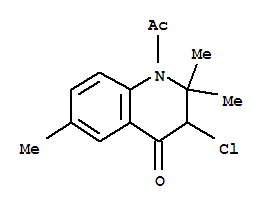 1-乙?；?3-氯-2,3-二氫-2,2,6-三甲基-4(1H)-喹啉酮結構式_828939-22-6結構式