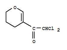 (9ci)-2,2-二氯-1-(3,4-二氫-2H-吡喃-5-基)-乙酮結(jié)構(gòu)式_83124-79-2結(jié)構(gòu)式