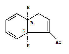 順式-(9ci)-1-(3a,7a-二氫-1H-茚-3-基)-乙酮結(jié)構(gòu)式_83538-42-5結(jié)構(gòu)式