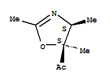 順式-(9ci)-1-(4,5-二氫-2,4,5-三甲基-5-噁唑)-乙酮結(jié)構(gòu)式_83750-11-2結(jié)構(gòu)式