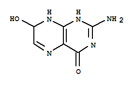 (9ci)-2-氨基-7,8-二氫-7-羥基-4(1H)-蝶啶酮結(jié)構(gòu)式_83972-85-4結(jié)構(gòu)式