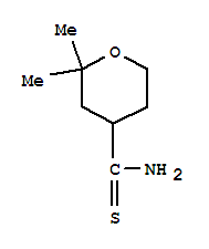 (9ci)-四氫-2,2-二甲基-2H-吡喃-4-硫代甲酰胺結構式_84125-26-8結構式