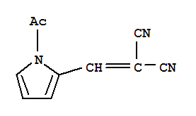 (9CI)-1-乙?；?2-(2,2-二氰基乙烯)-1H-吡咯結(jié)構(gòu)式_845294-44-2結(jié)構(gòu)式