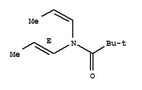 (9CI)-2,2-二甲基-N-1-丙烯基-N-(1E)-1-丙烯基丙酰胺結(jié)構(gòu)式_845742-91-8結(jié)構(gòu)式