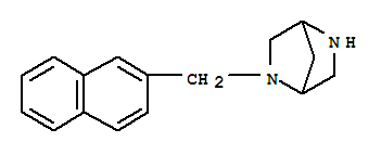 2-萘-2-基-甲基-2,5-二氮雜雙環(huán)[2.2.1]庚烷 二三氟乙酸酯結(jié)構(gòu)式_845866-75-3結(jié)構(gòu)式