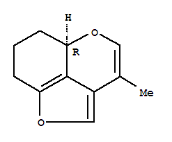 (5aR)-(9CI)-5a,6,7,8-四氫-3-甲基-呋喃并[4,3,2-de][1]苯并吡喃結構式_845962-06-3結構式