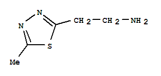 2-(5-甲基-1,3,4-噻二唑-2-基)乙胺結構式_847155-17-3結構式