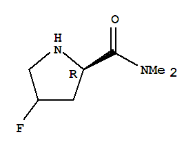 (2R)-(9CI)-4-氟-N,N-二甲基-2-吡咯烷羧酰胺結(jié)構(gòu)式_847866-41-5結(jié)構(gòu)式