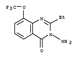 3-氨基-2-乙基-8-(三氟甲氧基)-4(3H)-喹唑啉酮結構式_848027-65-6結構式