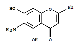 (9CI)-6-氨基-5,7-二羥基-2-苯基-4H-1-苯并吡喃-4-酮結(jié)構(gòu)式_848470-36-0結(jié)構(gòu)式