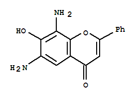 (9CI)-6,8-二氨基-7-羥基-2-苯基-4H-1-苯并吡喃-4-酮結構式_848470-38-2結構式