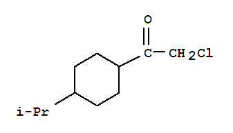 (9ci)-2-氯-1-[4-(1-甲基乙基)環(huán)己基]-乙酮結(jié)構(gòu)式_84855-74-3結(jié)構(gòu)式