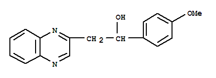 1-(4-甲氧基苯基)-2-喹噁啉-2-基乙醇結(jié)構(gòu)式_849021-36-9結(jié)構(gòu)式