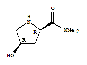 (2R,4R)-4-羥基-N,N-二甲基-2-吡咯烷羧酰胺結(jié)構(gòu)式_849345-16-0結(jié)構(gòu)式
