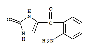 4-(2-氨基苯甲?；?-1,3-二氫-2H-咪唑-2-酮結構式_849454-36-0結構式
