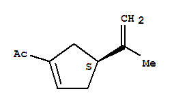 (9ci)-1-[(4s)-4-(1-甲基乙烯)-1-環(huán)戊烯-1-基]-乙酮結(jié)構(gòu)式_85031-78-3結(jié)構(gòu)式