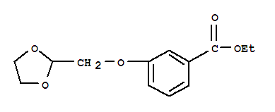 3-([1,3]二氧雜烷-2-基甲氧基)-苯甲酸乙酯結構式_850348-88-8結構式