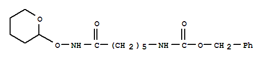 N-(2H-3,4,5,6-四氫吡喃-2-基氧基)-6-[(苯基甲氧基)羰基氨基]己酰胺結(jié)構(gòu)式_850349-62-1結(jié)構(gòu)式