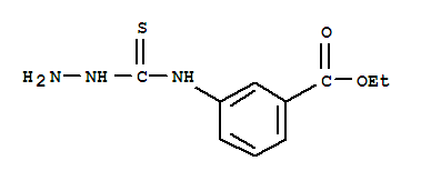 3-[(肼基硫氧代甲基)氨基]苯甲酸乙酯結(jié)構(gòu)式_850350-00-4結(jié)構(gòu)式