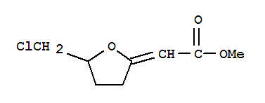 (5-氯甲基-二氫呋喃-2-亞基)乙酸甲酯結構式_852379-58-9結構式