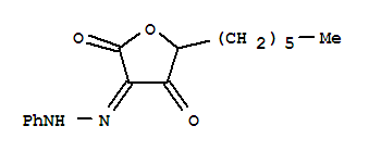 (5ci)-5-己基-2,3,4(5H)-呋喃三酮 3-苯基肼酮結(jié)構(gòu)式_854703-08-5結(jié)構(gòu)式