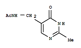 (4CI)-N-(4-羥基-2-甲基-5-嘧啶基甲基)-乙酰胺結(jié)構(gòu)式_855884-87-6結(jié)構(gòu)式
