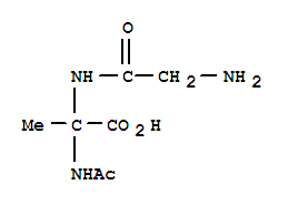 (5CI)-2-乙酰氨基-2-(2-氨基乙酰氨基)-丙酸結(jié)構(gòu)式_857226-13-2結(jié)構(gòu)式