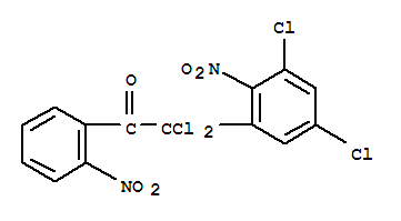 (4ci)-alpha-,-alpha--二氯--alpha--(3,5-二氯-2-硝基苯基)-2-硝基苯乙酮結構式_857619-05-7結構式