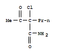 (5ci)-2-乙?；?2-氯戊酰胺結構式_857976-30-8結構式