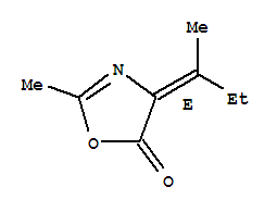 (e)-(9ci)-2-甲基-4-(1-甲基亞丙基)-,5(4H)-噁唑酮結(jié)構(gòu)式_85813-74-7結(jié)構(gòu)式