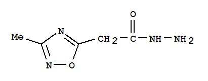 3-甲基-1,2,4-噁二唑-5-乙酸肼結(jié)構(gòu)式_859154-20-4結(jié)構(gòu)式