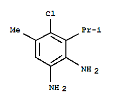 (5ci)-2-氯-4,5-M-異丙基苯二胺結(jié)構(gòu)式_859449-38-0結(jié)構(gòu)式