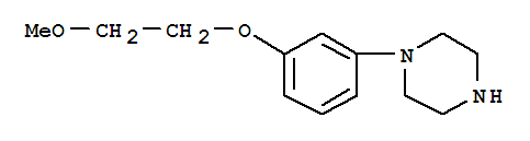 1-[3-(2-甲氧基乙氧基)-苯基]-哌嗪結(jié)構(gòu)式_862168-49-8結(jié)構(gòu)式