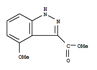 4-甲氧基-1H-吲唑-3-羧酸甲酯結構式_865887-07-6結構式