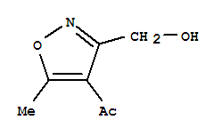 1-[3-(羥基甲基)-5-甲基-4-異噁唑]-乙酮結(jié)構(gòu)式_866002-72-4結(jié)構(gòu)式