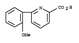 6-(2-甲氧基苯基)吡啶甲酸結(jié)構(gòu)式_86696-69-7結(jié)構(gòu)式