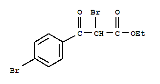2-溴-3-(4-溴苯基)-3-氧代-丙酸乙酯結構式_87943-97-3結構式