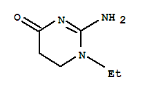(9ci)-2-氨基-1-乙基-5,6-二氫-4(1H)-嘧啶酮結構式_88075-52-9結構式