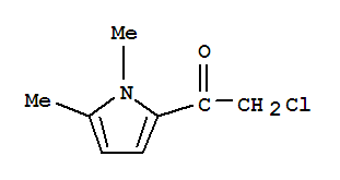 (9ci)-2-氯-1-(1,5-二甲基-1H-吡咯-2-基)-乙酮結(jié)構(gòu)式_88098-22-0結(jié)構(gòu)式