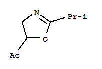(9ci)-1-[4,5-二氫-2-(1-甲基乙基)-5-噁唑]-乙酮結(jié)構(gòu)式_88309-22-2結(jié)構(gòu)式