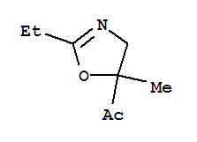 (9ci)-1-(2-乙基-4,5-二氫-5-甲基-5-噁唑)-乙酮結(jié)構(gòu)式_88309-28-8結(jié)構(gòu)式