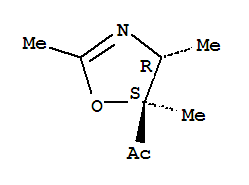 反式-(9ci)-1-(4,5-二氫-2,4,5-三甲基-5-噁唑)-乙酮結(jié)構(gòu)式_88309-32-4結(jié)構(gòu)式