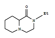(9ci)-2-乙基六氫-2H-吡啶并[1,2-a]吡嗪-1(6h)-酮結構式_88327-88-2結構式