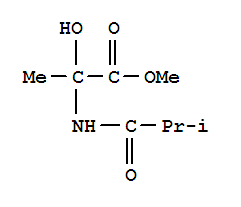 2-羥基-N-(2-甲基-1-氧代丙基)-丙氨酸甲酯結(jié)構(gòu)式_883456-95-9結(jié)構(gòu)式