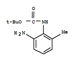 (2-氨基-6-甲基苯基)-氨基甲酸叔丁酯結(jié)構(gòu)式_885270-79-1結(jié)構(gòu)式