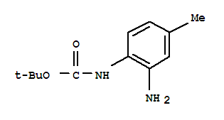 (2-氨基-4-甲基苯基)-氨基甲酸叔丁酯結(jié)構(gòu)式_885270-81-5結(jié)構(gòu)式