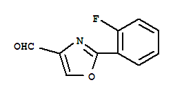 2-(2-氟苯基)-噁唑-4-甲醛結構式_885274-37-3結構式